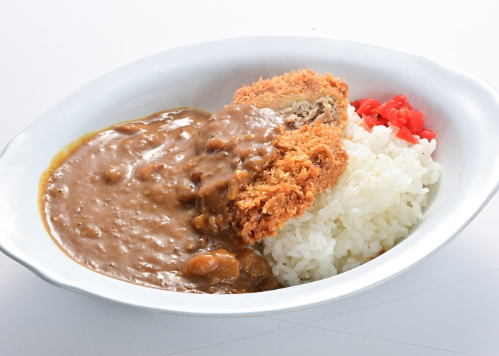 メンチカツカレー