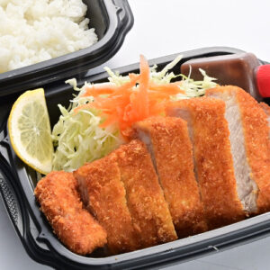 八鹿豚のロースとんかつ （ソース）（炊きたて冷凍ご飯セット）